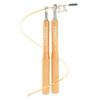 Скакалка швидкісна для кросфіту Cornix Speed Rope XR-0154 Gold