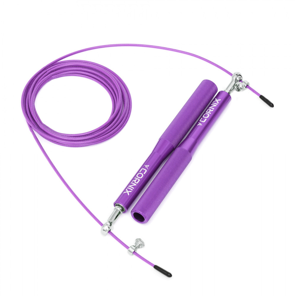 Скакалка швидкісна для кросфіту Cornix Speed Rope XR-0159 Purp