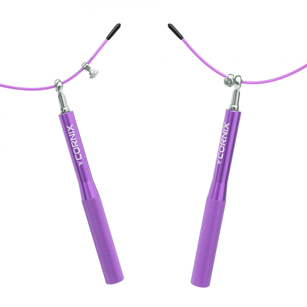 Скакалка швидкісна для кросфіту Cornix Speed Rope XR-0159 Purp