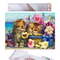 Набор алмазной мозаики (вышивки) Cornix Art 40 x 30 см AY39