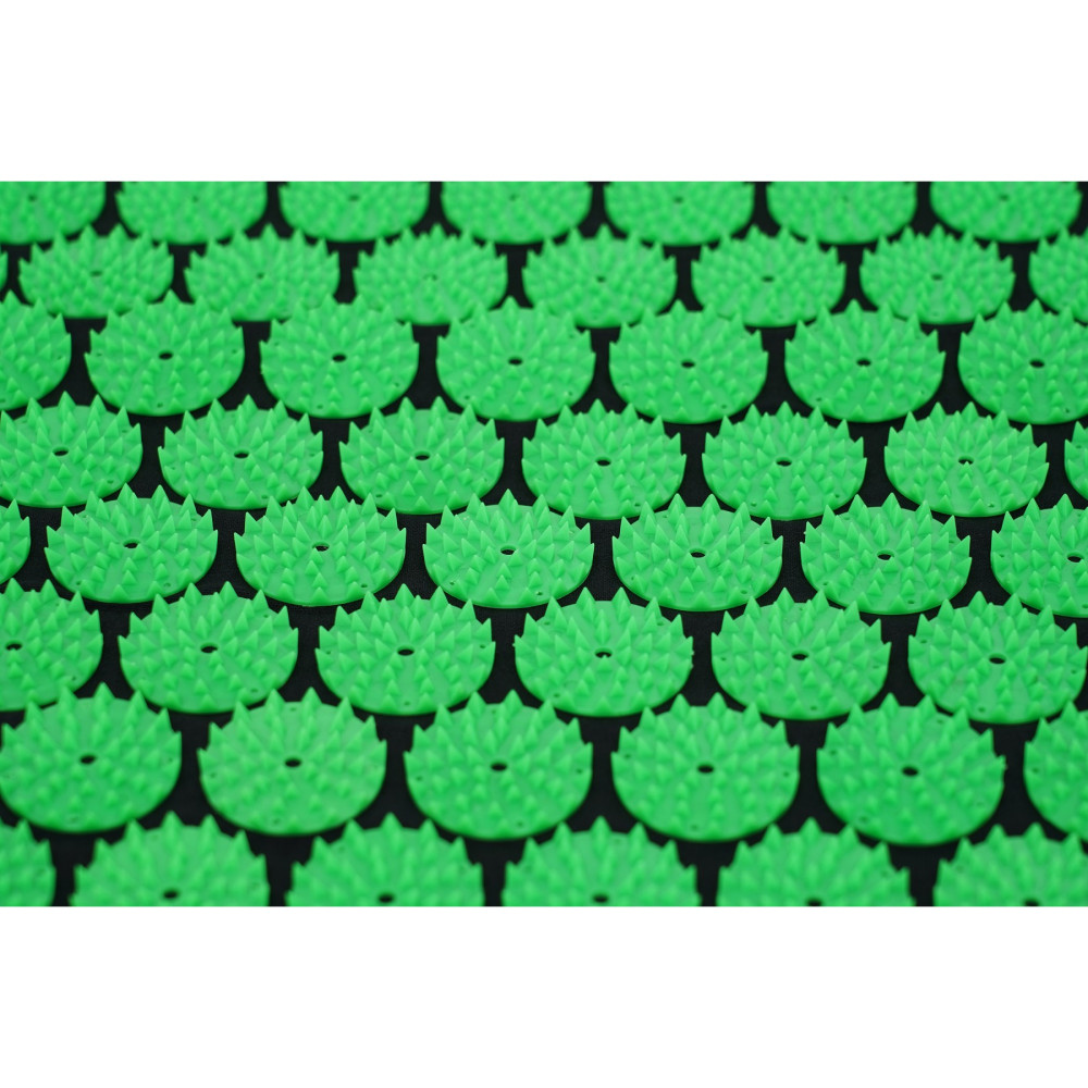 Коврик акупунктурный с валиком Cornix Classic Mat Аппликатор Кузнецова XR-0110 Black/Green