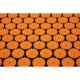 Килимок акупунктурний з валиком Cornix Classic Mat Аплікатор Кузнєцова XR-0111 Black/Orange
