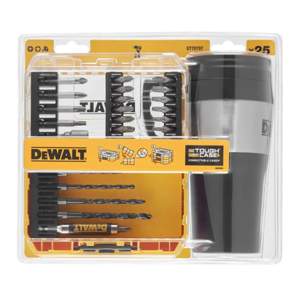 Набір біт і свердел DeWalt Phillips, Pozidriv, Torx (DT70707)