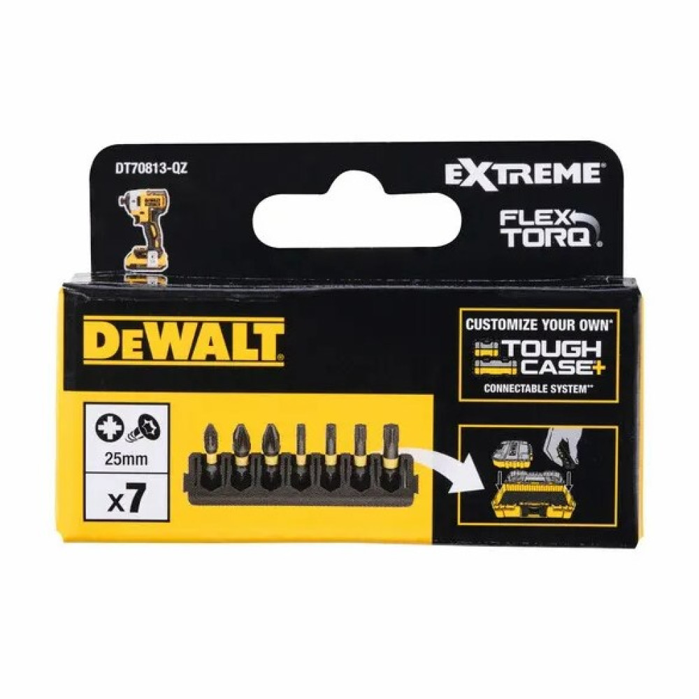 Набір біт DeWalt FlexTorq Pozidriv TORX (DT70813)
