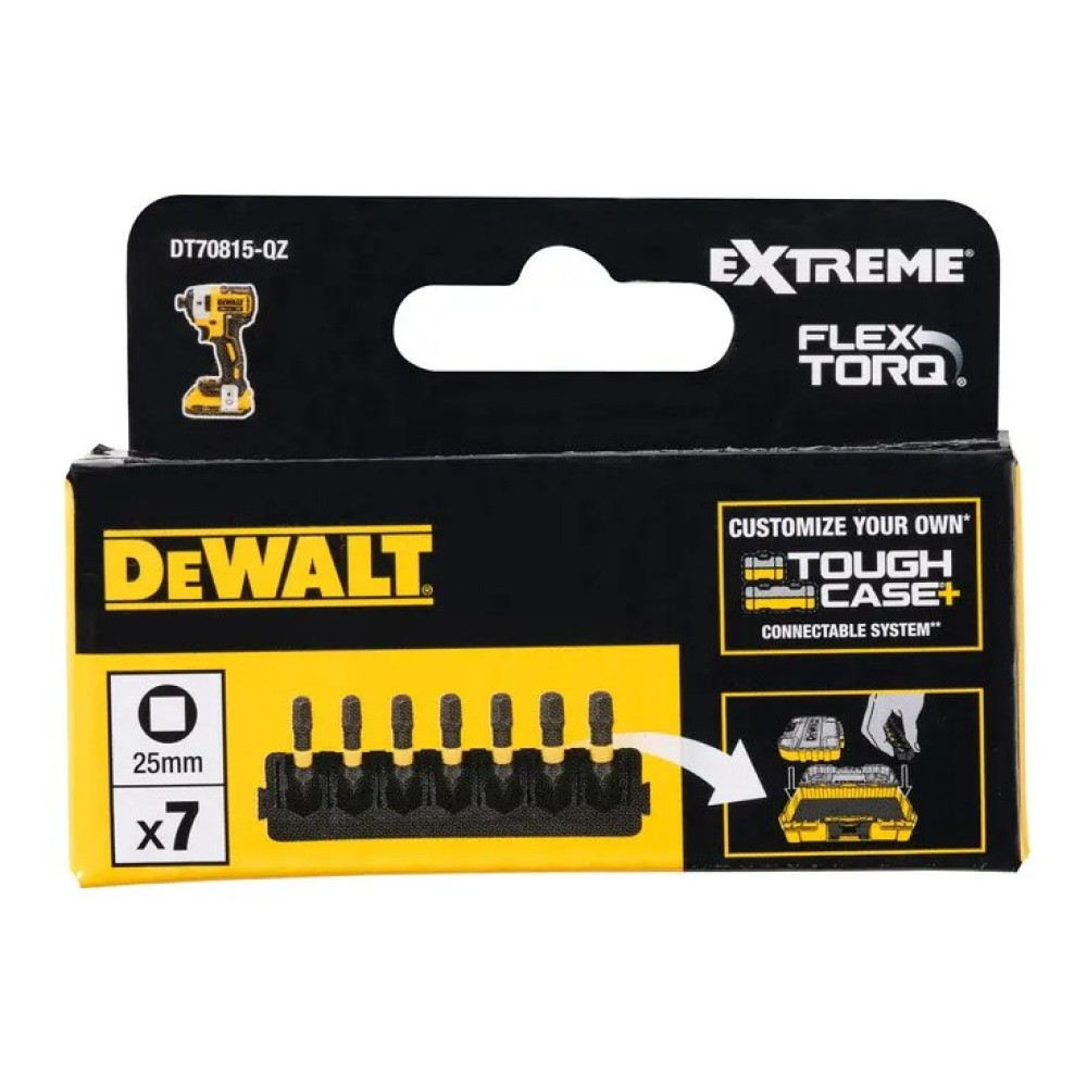 Набір біт DeWalt FlexTorq SQ (DT70815)