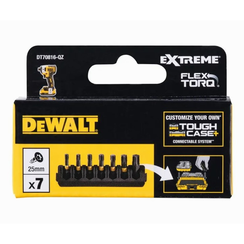 Набір біт DeWalt FlexTorq Torx (DT70816)