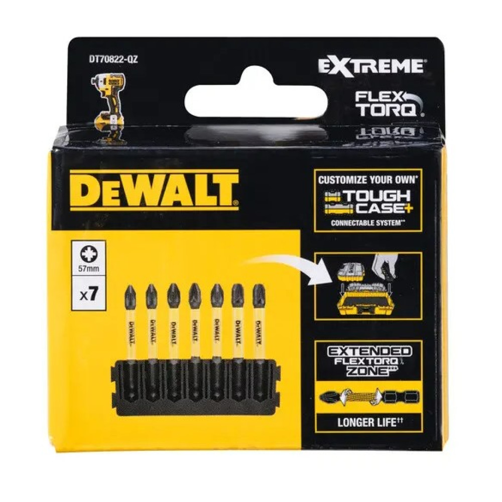 Набір біт DeWalt FlexTorq Pozidriv (DT70821)