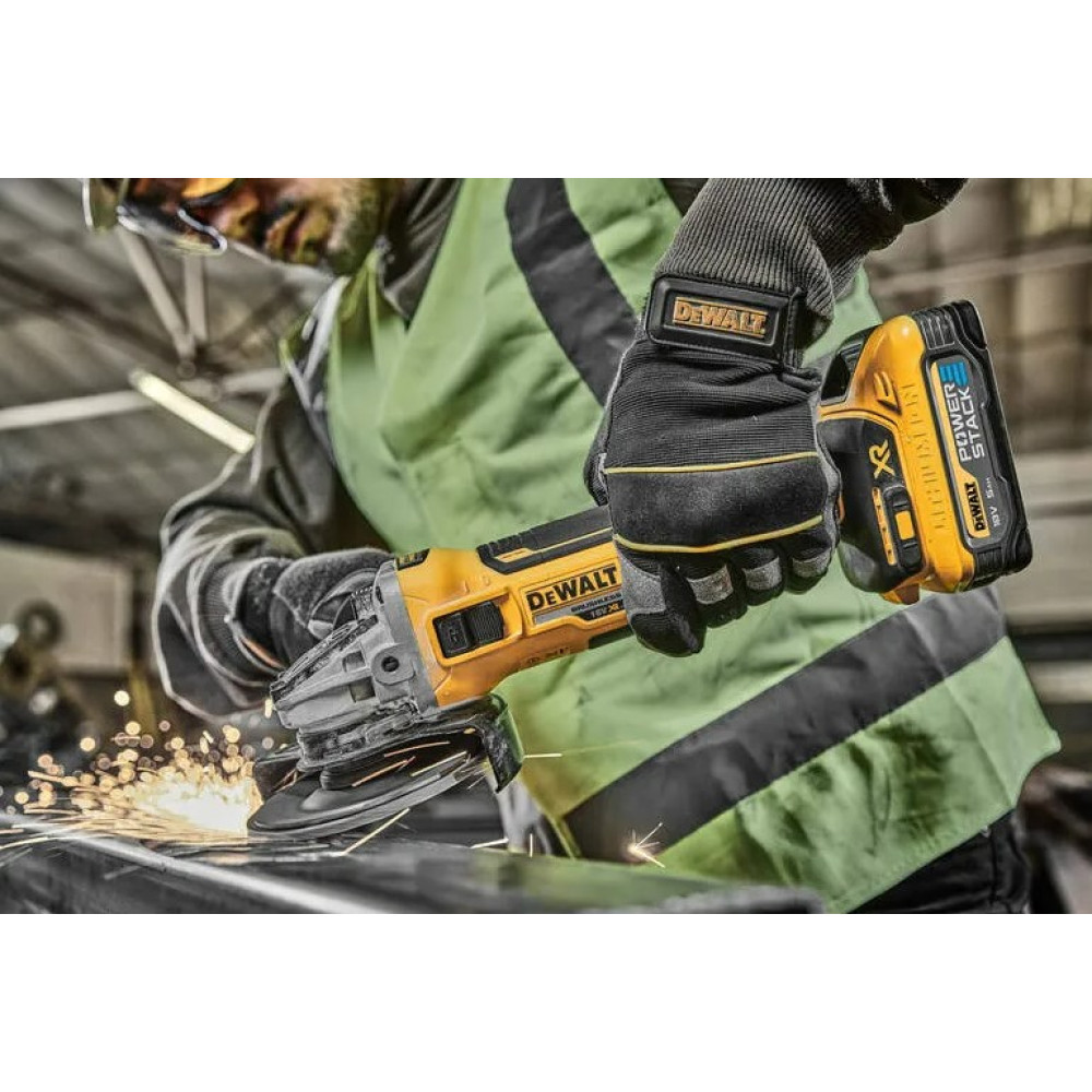 Шлифмашина угловая аккумуляторная DeWalt с АКБ и ЗУ DCG405H2T