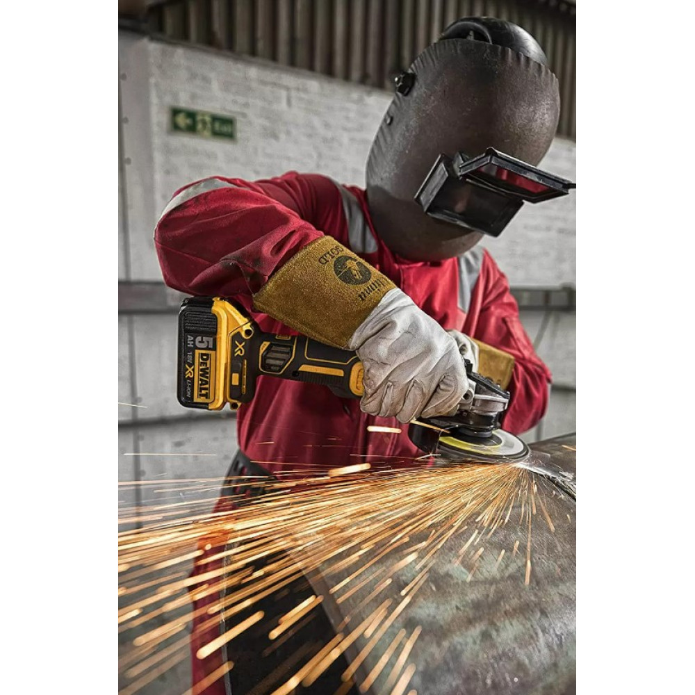 Аккумуляторная угловая шлифмашина DeWalt без АКБ и ЗУ (DCG405N)
