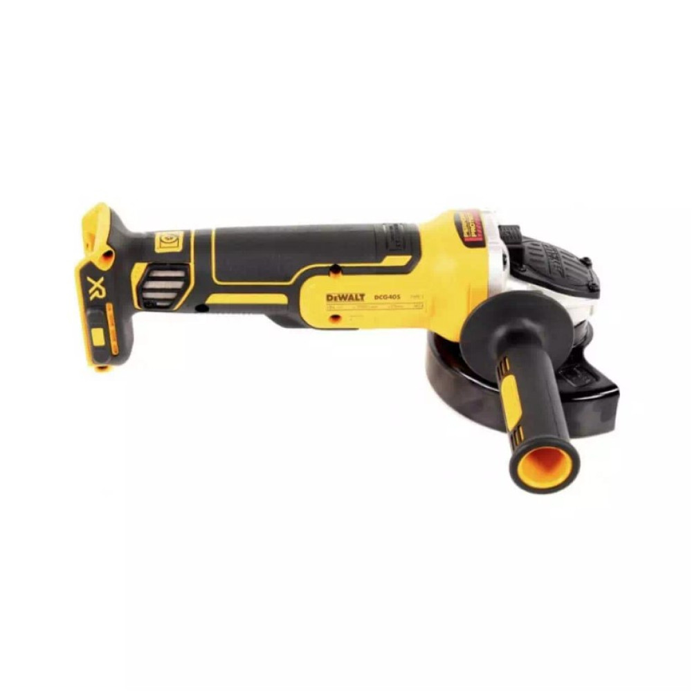 Акумуляторна кутова шліфувальна машина DeWalt з АКБ та ЗП (DCG405P2)