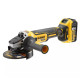 Акумуляторна кутова шліфувальна машина DeWalt з АКБ та ЗП (DCG405P2)