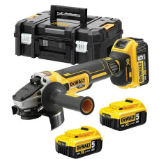 Шлифмашина угловая аккумуляторная DeWalt с АКБ и ЗУ DCG405P3