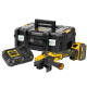 Шліфмашина кутова акумуляторна DeWalt з АКБ та ЗП DCG409T1