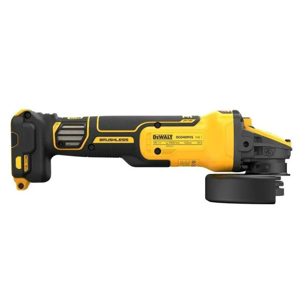 Шлифмашина угловая аккумуляторная DeWalt с АКБ и ЗУ DCG409VST1