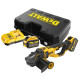 Шліфмашина кутова акумуляторна DeWalt з АКБ та ЗП DCG460X2