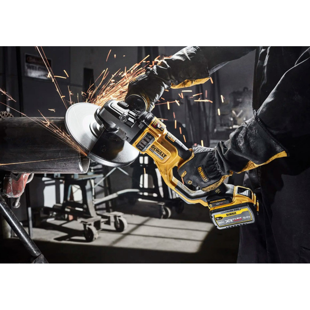 Шліфмашина кутова акумуляторна DeWalt з АКБ та ЗП DCG460X2