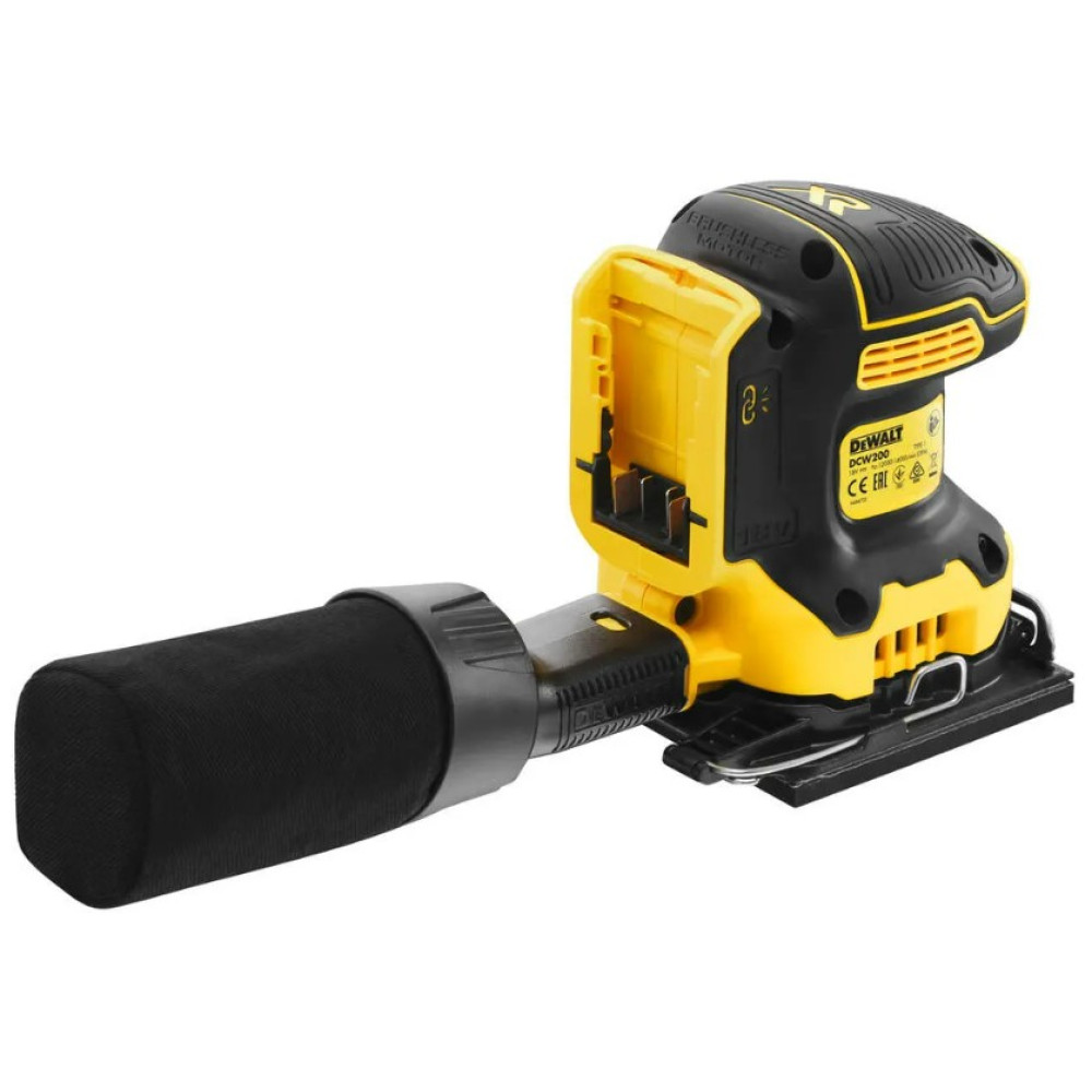 Аккумуляторная вибрационная шлифмашина DeWalt без АКБ и ЗУ DCW200NT