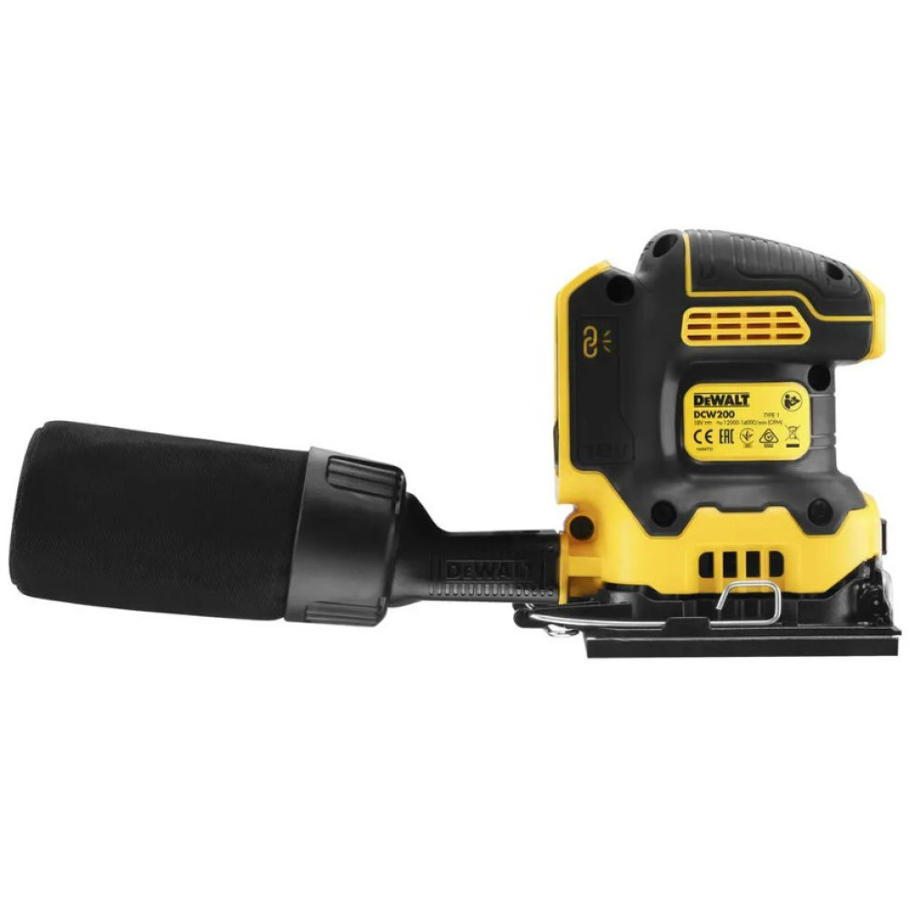Аккумуляторная вибрационная шлифмашина DeWalt без АКБ и ЗУ DCW200NT