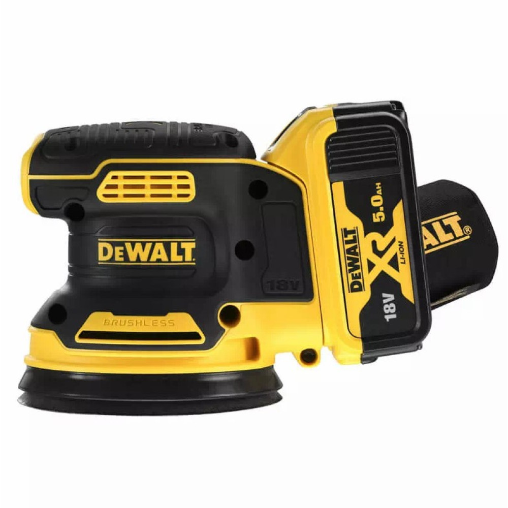 Акумуляторна ексцентрикова шліфувальна машина DeWalt з АКБ та ЗП DCW210P2