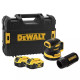 Акумуляторна ексцентрикова шліфувальна машина DeWalt з АКБ та ЗП DCW210P2