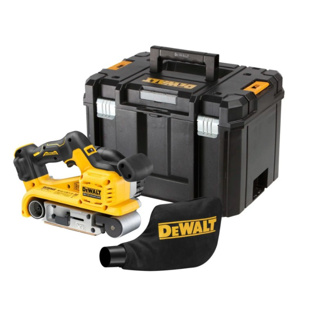 Стрічкова акумуляторна шліфмашина DeWalt без АКБ та ЗП DCW220NT