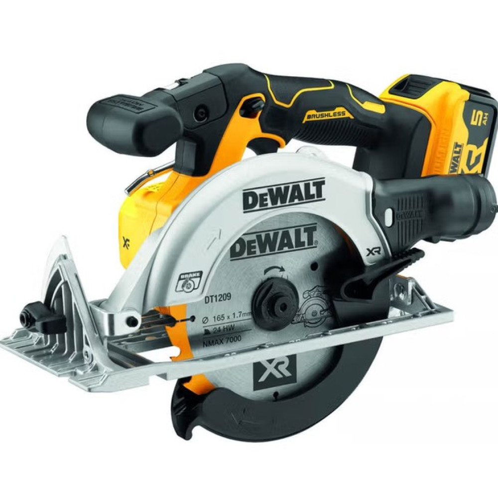 Пила дисковая DeWALT аккумуляторная бесщеточная с АКБ и ЗУ DCS565S2T