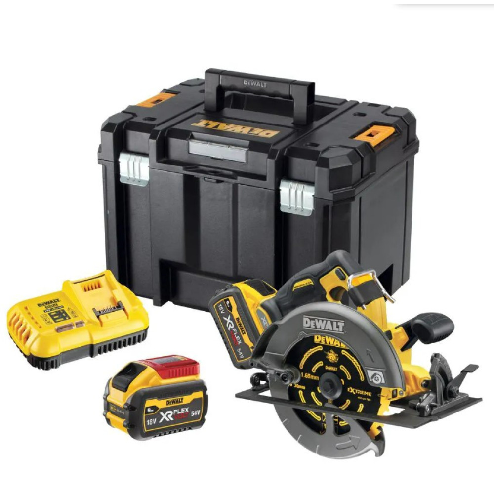Пила дискова акумуляторна DeWalt з АКБ та ЗП DCS578X2