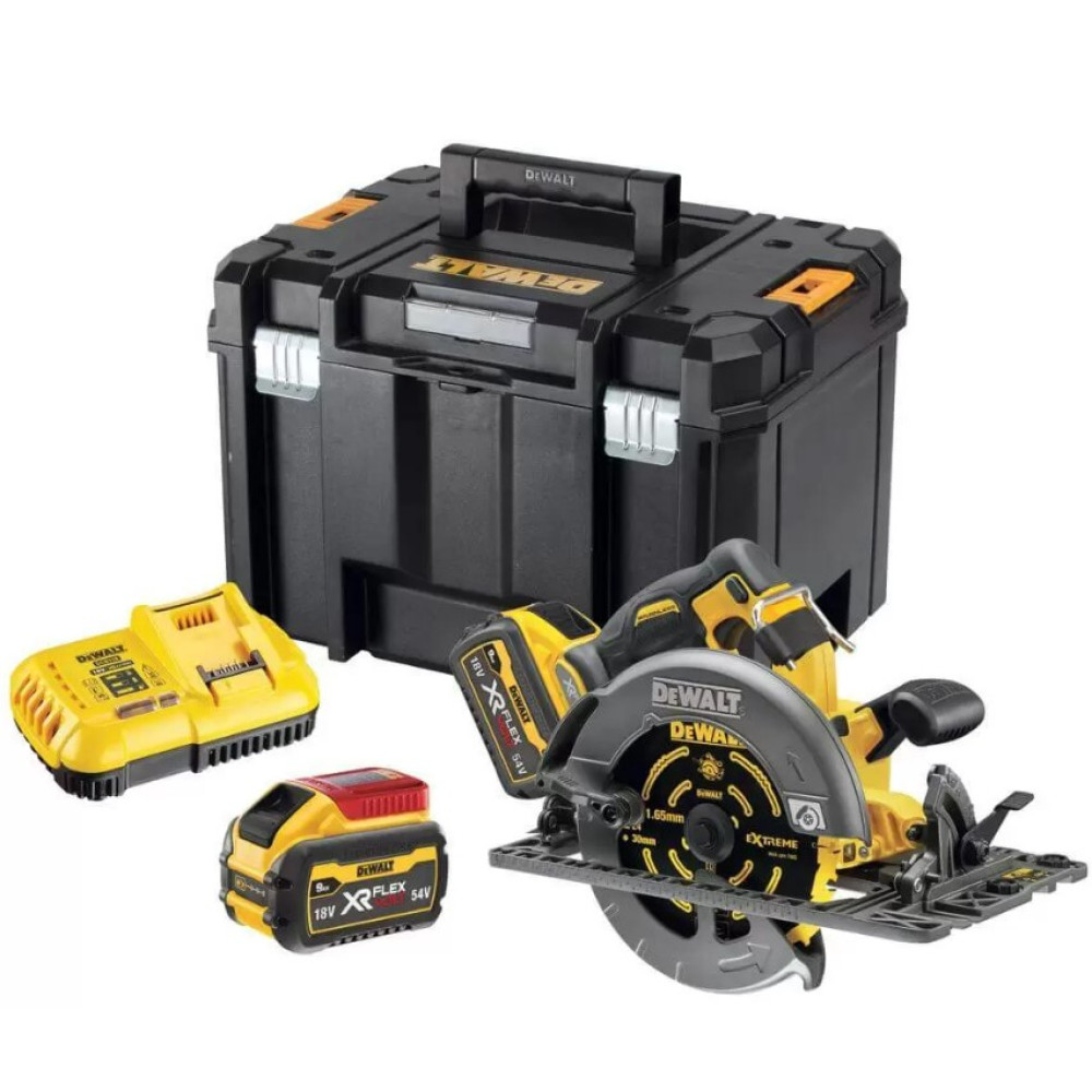 Пила дискова акумуляторна DeWalt з АКБ та ЗП DCS579X2