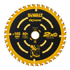 Диск пильный DeWALT EXTREME 165 х 20 мм (DT10301)