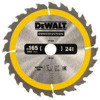 Диск пилковий  DeWALT СONSTRUCTION 165 х 20 мм (DT1934)