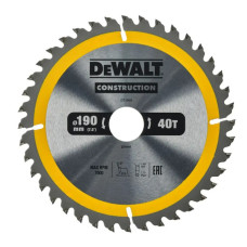 Диск пильный DeWALT СONSTRUCTION 190 х 30 мм (DT1945)