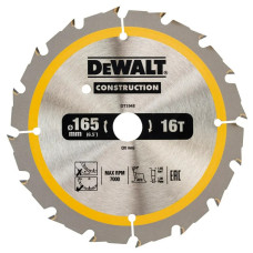 Диск пильный DeWALT СONSTRUCTION 165 х 20 мм (DT1948)