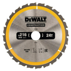 Диск пильный DeWALT СONSTRUCTION 216 х 30 мм (DT1952)