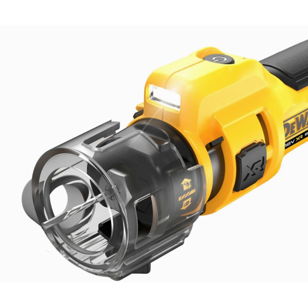 Фрезер аккумуляторный для вырезания гипсокартона DeWalt без АКБ и ЗУ DCE555N