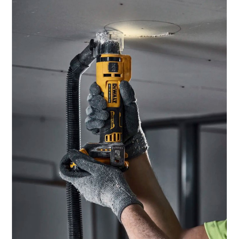 Фрезер аккумуляторный для вырезания гипсокартона DeWalt без АКБ и ЗУ DCE555N