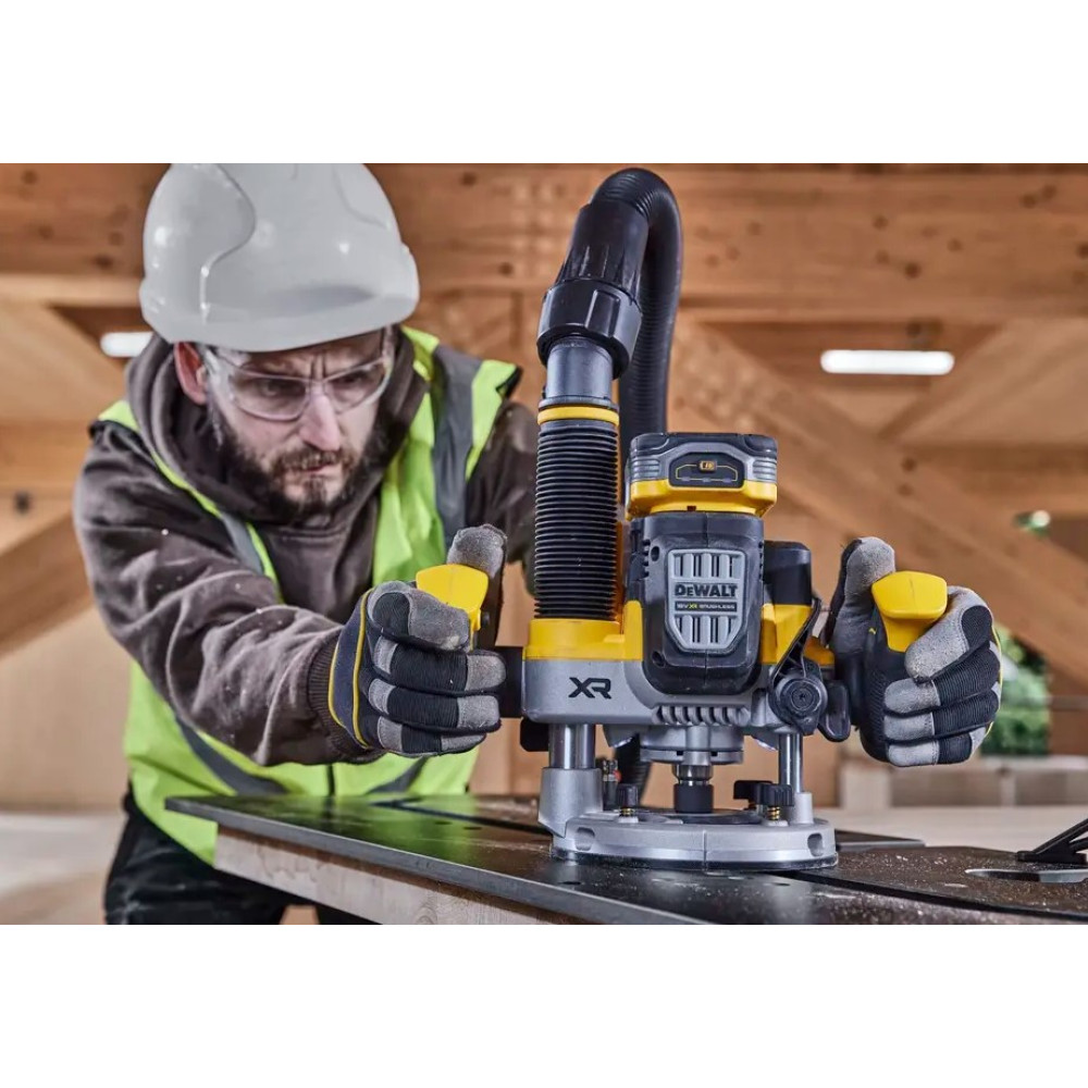 Фрезер аккумуляторный бесщеточный DeWalt с АКБ и ЗУ (DCW620H2)