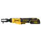 Гайковерт угловой - ключ-храповик аккумуляторный DeWalt с АКБ и ЗУ DCF503L1G