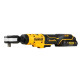Гайковерт угловой - ключ-храповик аккумуляторный DeWalt с АКБ и ЗУ DCF503L1G