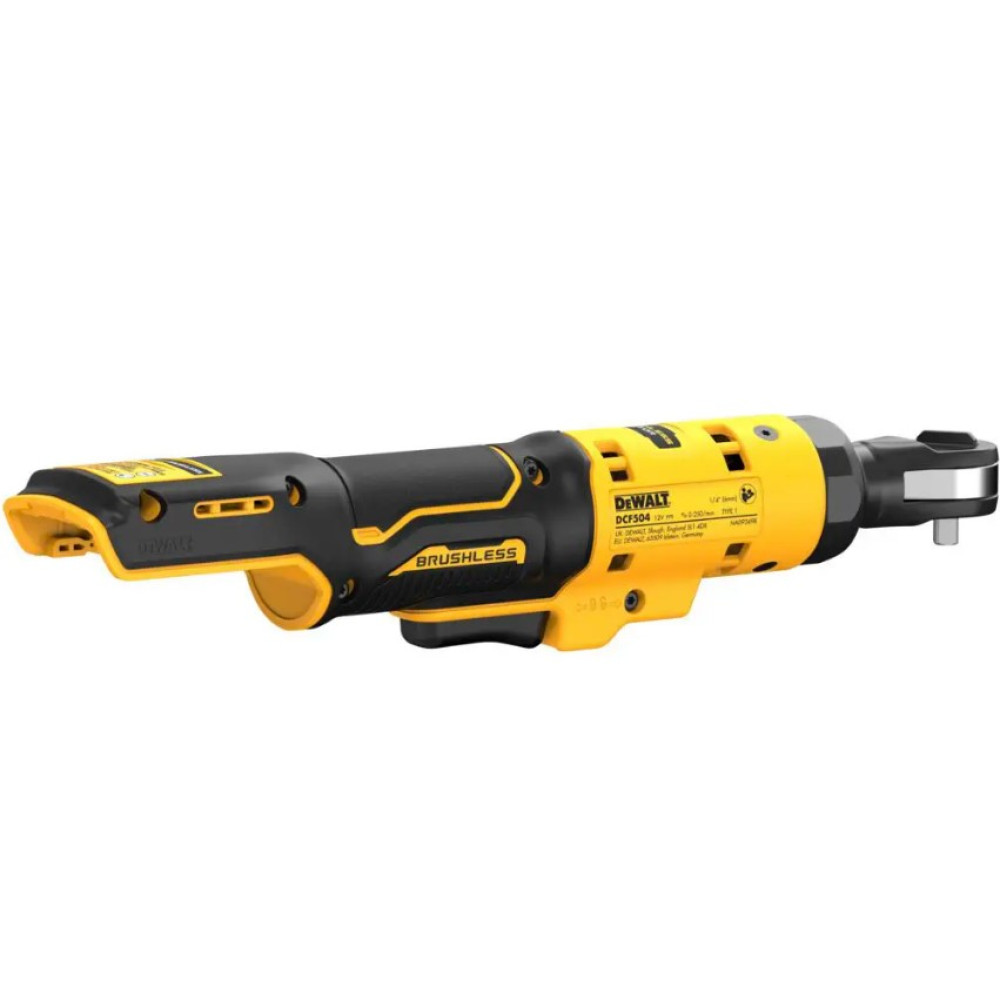 Гайкокрут кутовий - ключ-храповик акумуляторний DeWalt без АКБ та ЗП DCF504N
