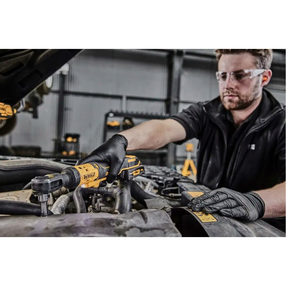 Гайковерт угловой - ключ-храповик аккумуляторный DeWalt без АКБ и ЗУ DCF512N