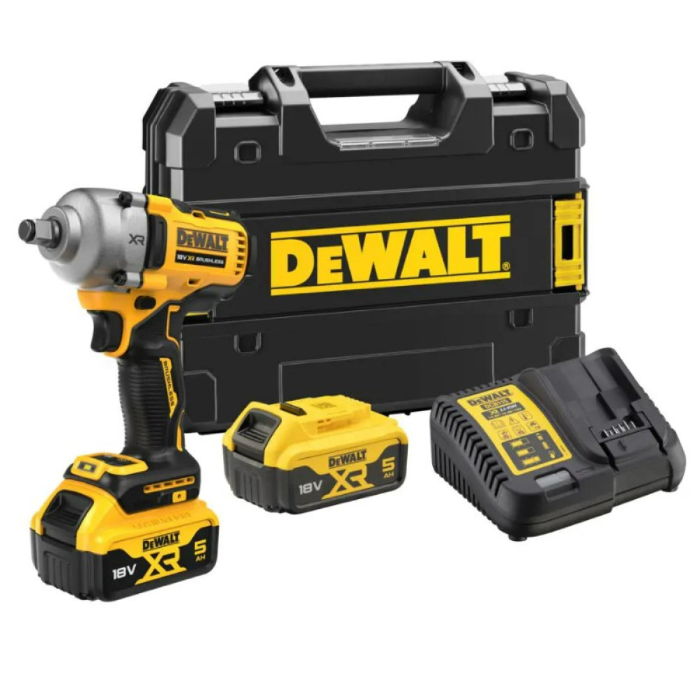 Гайковерт ударный аккумуляторный DeWalt с АКБ и ЗУ DCF891P2T