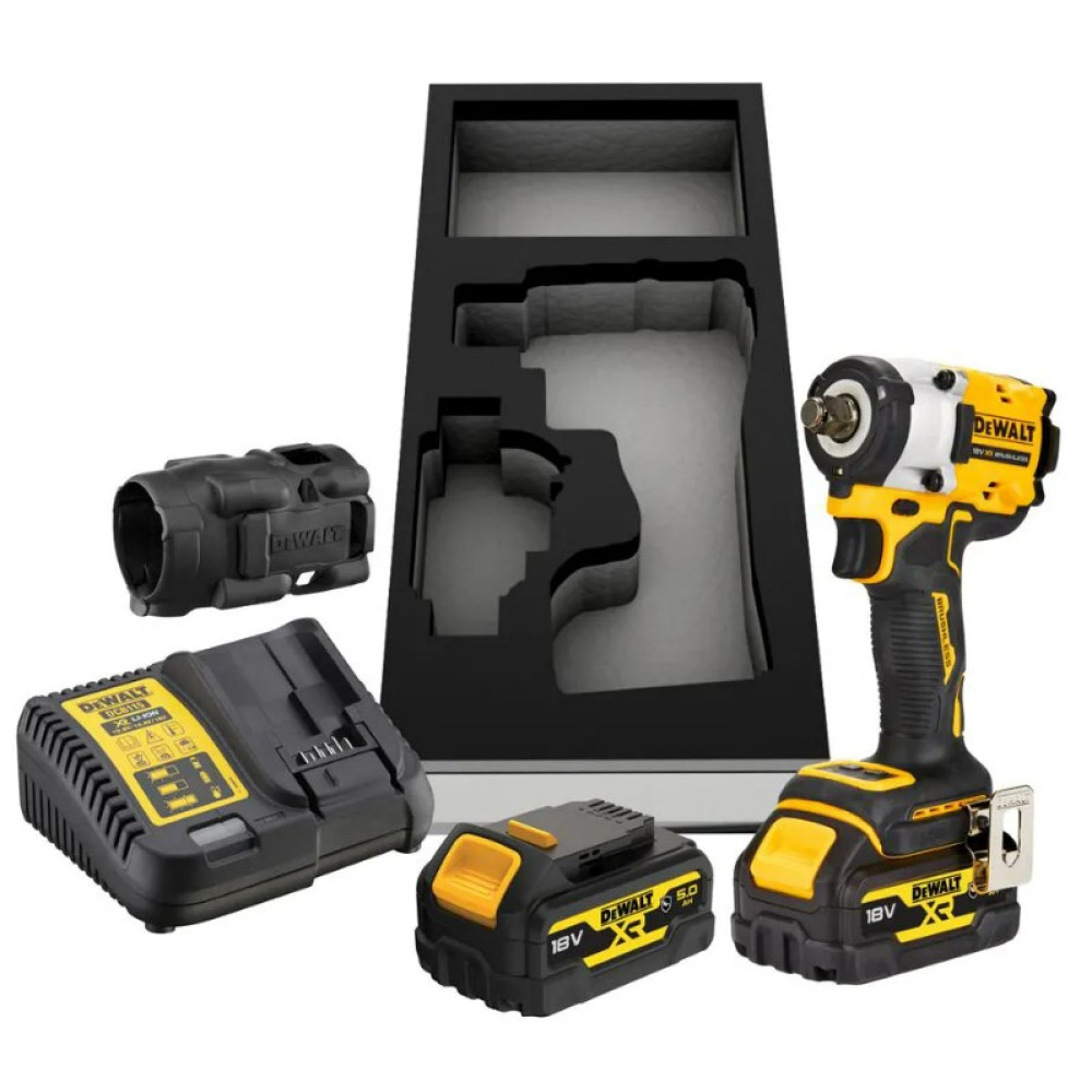 Гайковерт ударный аккумуляторный DeWalt с АКБ и ЗУ DCF921P2G