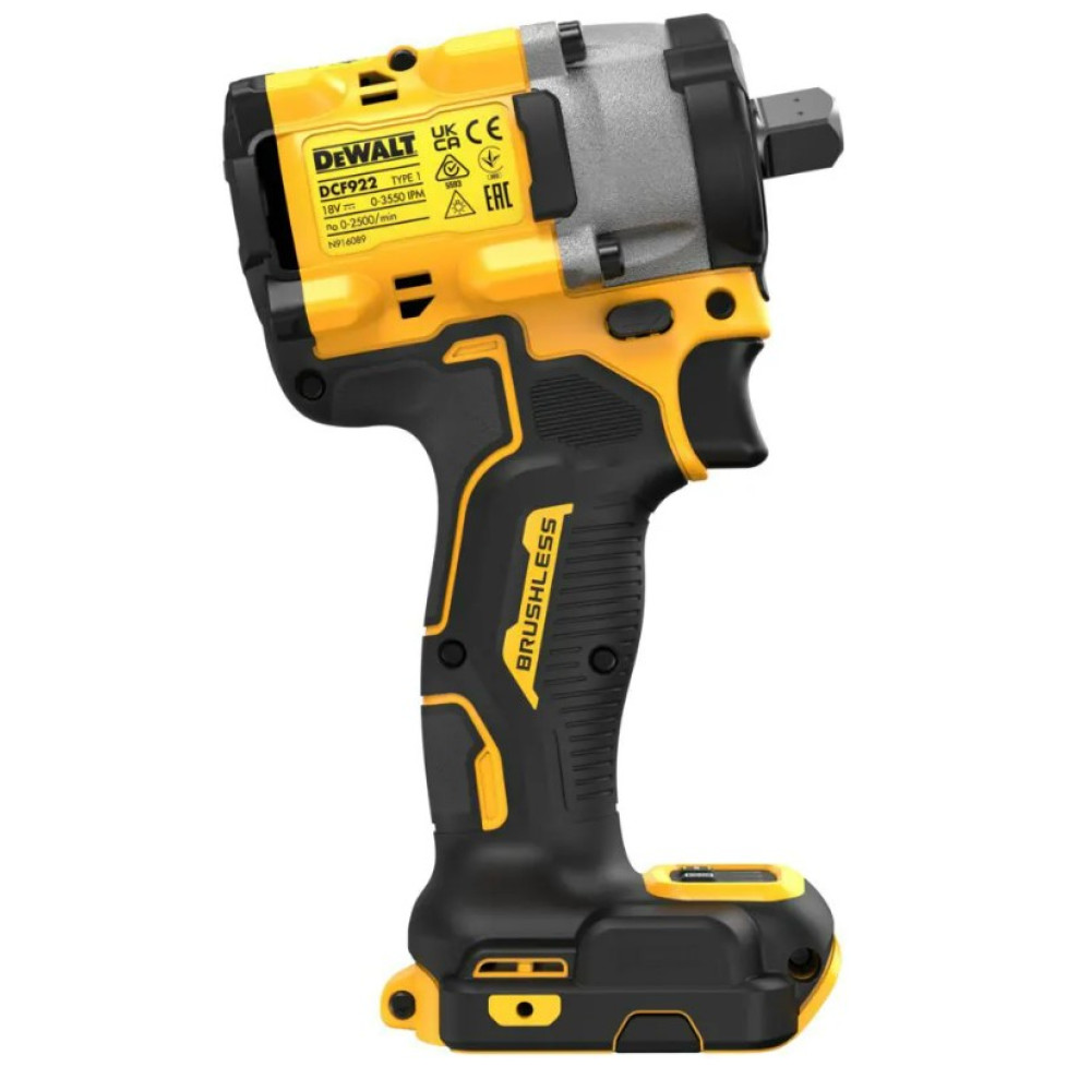Гайкокрут ударний акумуляторний DeWalt без АКБ та ЗП DCF922NT