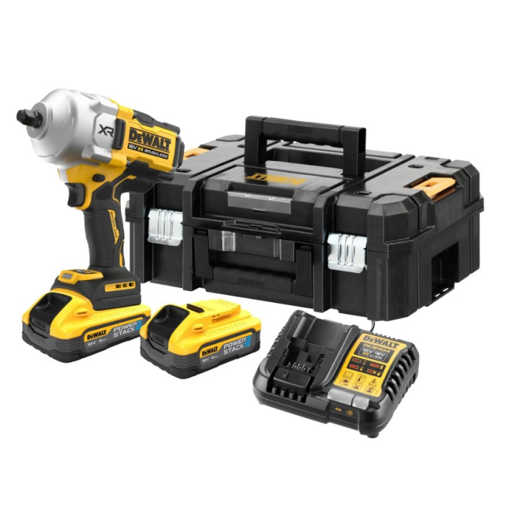 Гайковерт ударний акумуляторний DeWalt з АКБ та ЗП DCF961H2T