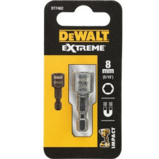 Головка торцевая ударная DeWalt EXTREME Impact магнитная шестигранная 1/4" 8 мм (DT7462)