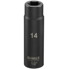 Головка торцевая ударная DeWalt IMPACT длинная шестигранная 1/2" 14 мм (DT7548)