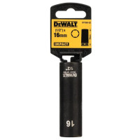 Головка торцевая ударная DeWalt IMPACT длинная шестигранная 1/2" 16 мм (DT7550)