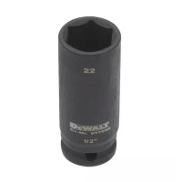 Головка торцева ударна DeWalt IMPACT подовжена 1/2" 22 мм (DT7556)