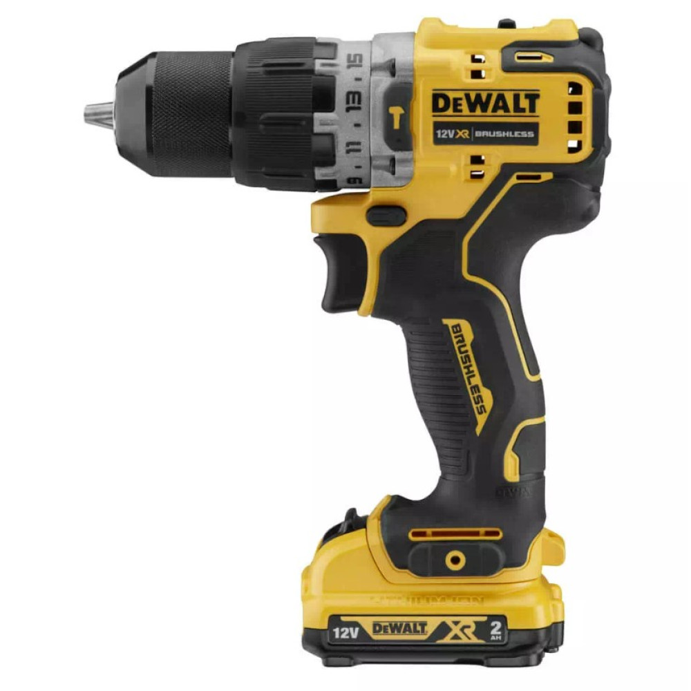 Дрель-шуруповерт аккумуляторная безщеточная ударная DeWalt с АКБ и ЗУ DCD706D2
