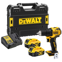 Дриль-шурупокрут акумуляторний безщітковий DeWalt з АКБ та ЗП DCD708P2T